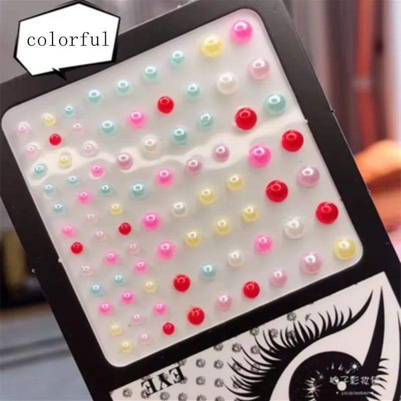 Makeup Diamond Pearl Eyes Face Music Festival DIY Body Starfish Mermaid Crystal Tattoo Rhinestone Nail Art Eyeshadow Sticker New