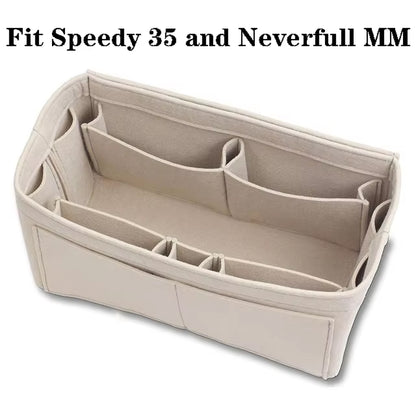 Make up Organizer Insert Bag for Handbag, Travel Inner Purse Portable Cosmetic Bag, Fit Cosmetic Bags Fit Speedy Neverfull