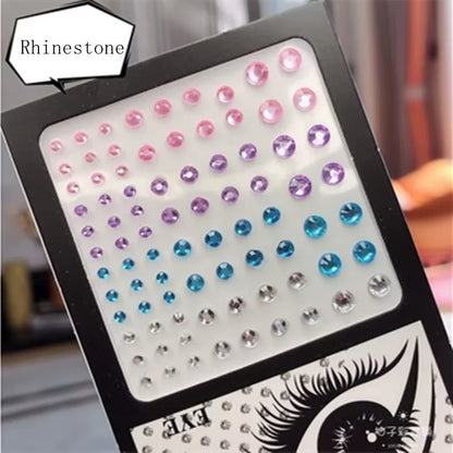 Makeup Diamond Pearl Eyes Face Music Festival DIY Body Starfish Mermaid Crystal Tattoo Rhinestone Nail Art Eyeshadow Sticker New