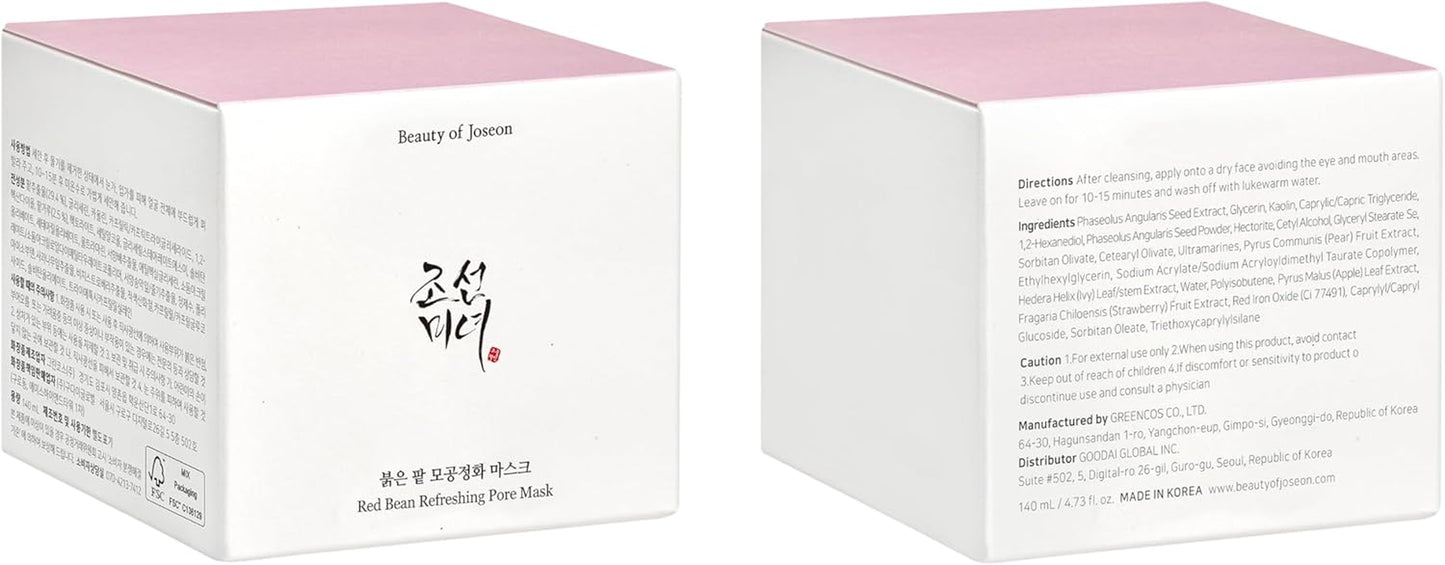 Red Bean Refreshing Pore Mask 140 Ml