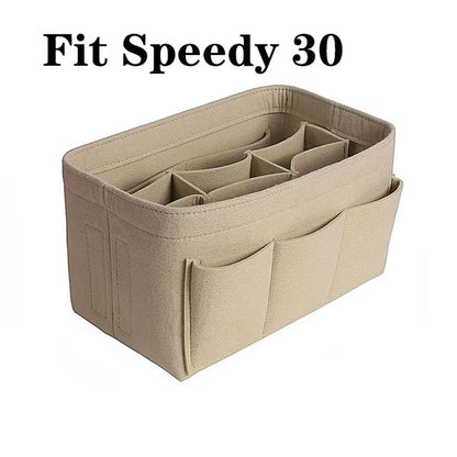 Make up Organizer Insert Bag for Handbag, Travel Inner Purse Portable Cosmetic Bag, Fit Cosmetic Bags Fit Speedy Neverfull