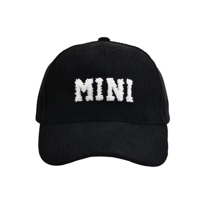 Mommy and Me Baseball Cap Mother Daughter Son Matching Hat Adult Kids Letters Print Mama Mini Corduroy Hats