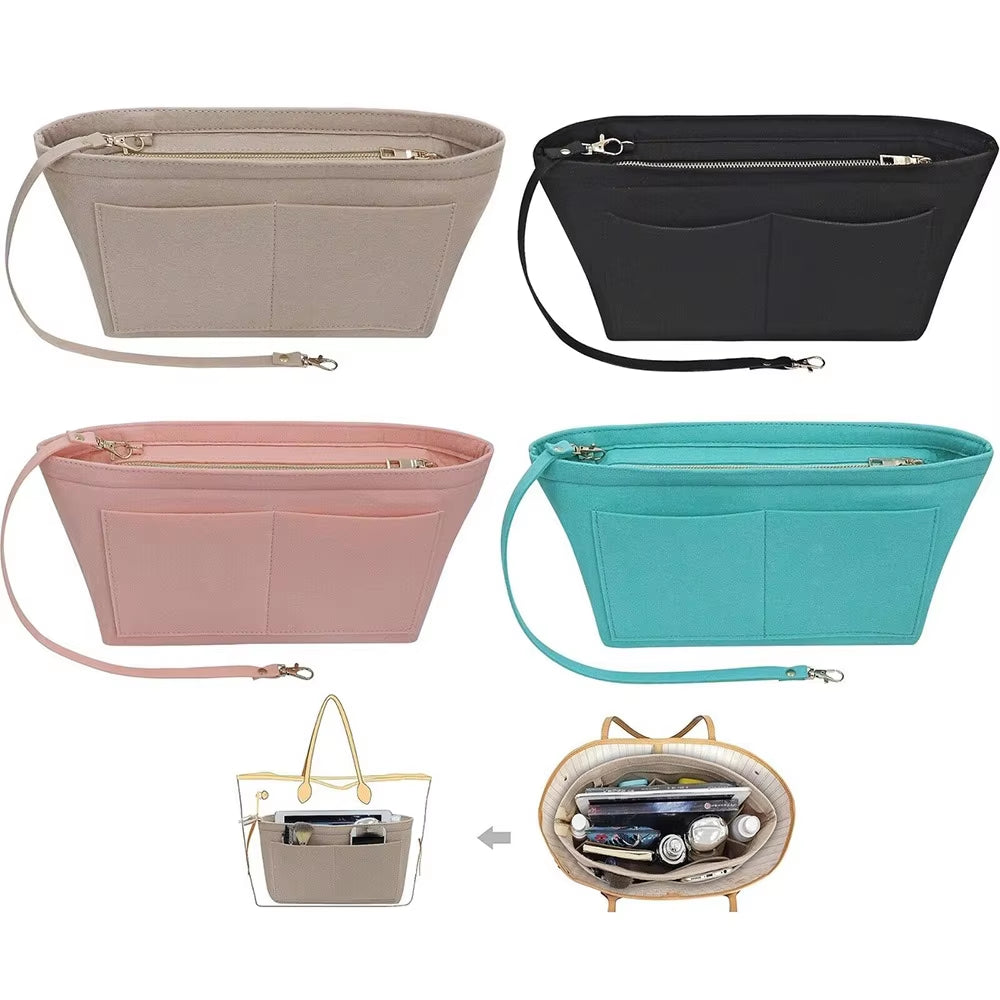 Brand Bags Felt Insert Bag New for Handbag Fit Various Inner Purse Portable Make up Organizer Travel