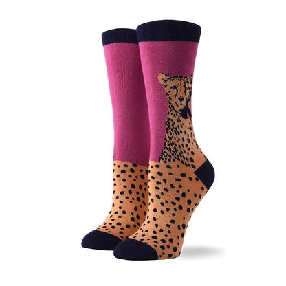 Cute Animals Funny Socks Women Cotton Creative Mermaid Fish Pug Design Japanese Harajuku Crew Calcetines Mujer Divertidos Sokken