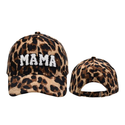 Mommy and Me Baseball Cap Mother Daughter Son Matching Hat Adult Kids Letters Print Mama Mini Corduroy Hats