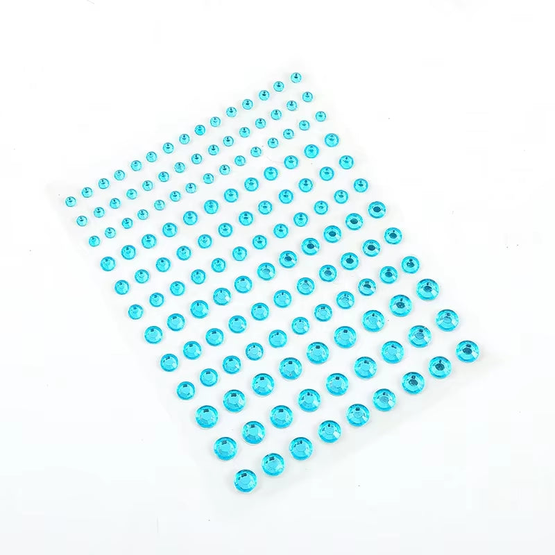 Makeup Diamond Pearl Eyes Face Music Festival DIY Body Starfish Mermaid Crystal Tattoo Rhinestone Nail Art Eyeshadow Sticker New