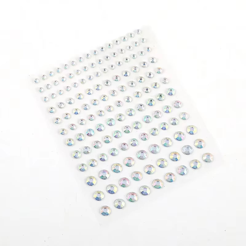 Makeup Diamond Pearl Eyes Face Music Festival DIY Body Starfish Mermaid Crystal Tattoo Rhinestone Nail Art Eyeshadow Sticker New