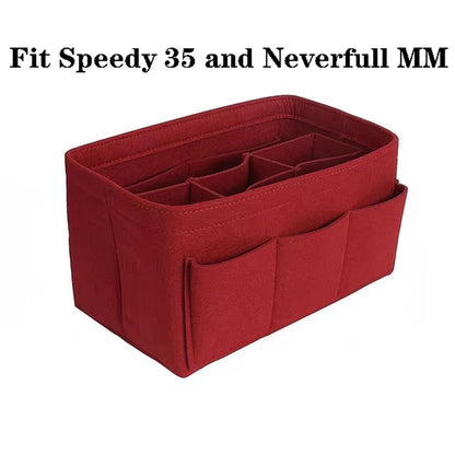 Make up Organizer Insert Bag for Handbag, Travel Inner Purse Portable Cosmetic Bag, Fit Cosmetic Bags Fit Speedy Neverfull