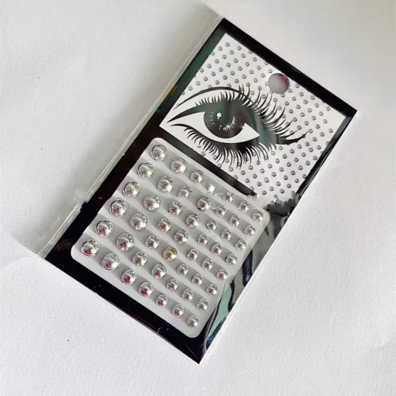 Makeup Diamond Pearl Eyes Face Music Festival DIY Body Starfish Mermaid Crystal Tattoo Rhinestone Nail Art Eyeshadow Sticker New