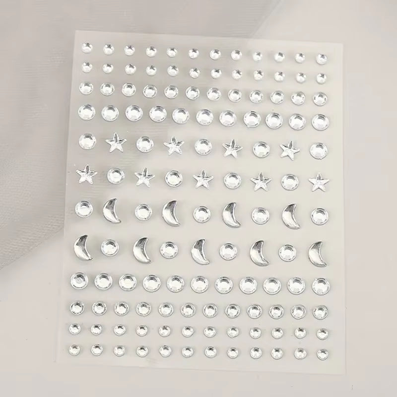 Makeup Diamond Pearl Eyes Face Music Festival DIY Body Starfish Mermaid Crystal Tattoo Rhinestone Nail Art Eyeshadow Sticker New