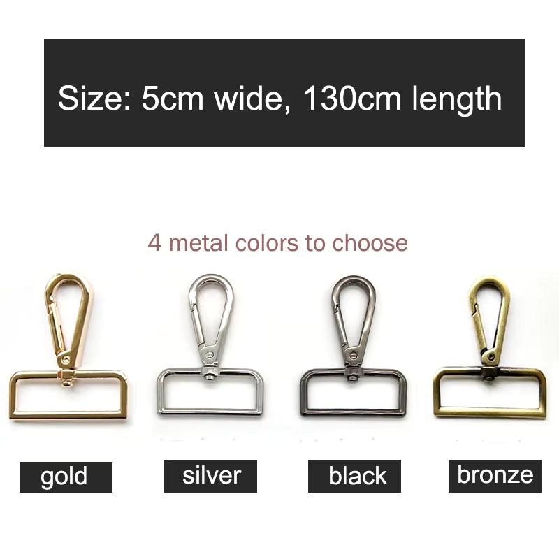 Flowers Bag Strap Women Handbag Belt Wide Shoulder Bag Strap Replacement Strap Accessory Bag Part Adjustable Belt for Bag 130Cm