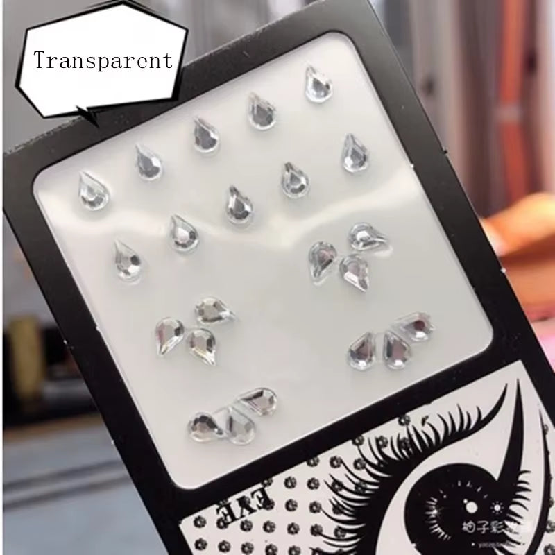 Makeup Diamond Pearl Eyes Face Music Festival DIY Body Starfish Mermaid Crystal Tattoo Rhinestone Nail Art Eyeshadow Sticker New