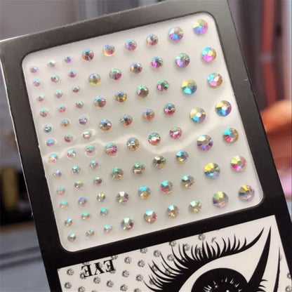 Makeup Diamond Pearl Eyes Face Music Festival DIY Body Starfish Mermaid Crystal Tattoo Rhinestone Nail Art Eyeshadow Sticker New