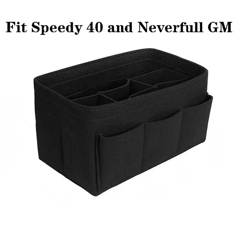 Make up Organizer Insert Bag for Handbag, Travel Inner Purse Portable Cosmetic Bag, Fit Cosmetic Bags Fit Speedy Neverfull