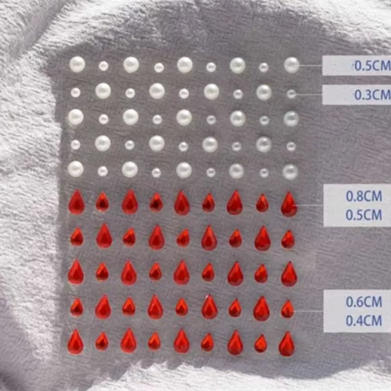 Makeup Diamond Pearl Eyes Face Music Festival DIY Body Starfish Mermaid Crystal Tattoo Rhinestone Nail Art Eyeshadow Sticker New