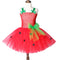 Baby Girls Tutu Dress Strawberry Princess Dresses for Kids Girl Birthday Costume Watermelon Halloween Christmas Costumes Toddler