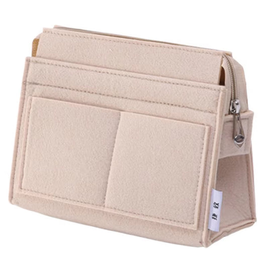 Fits GG Padlock Felt Cloth Bag Liner Travel Insert Organizer Handbag Purse Large Liner Portable Cosmetic Bags Handbag Shaper