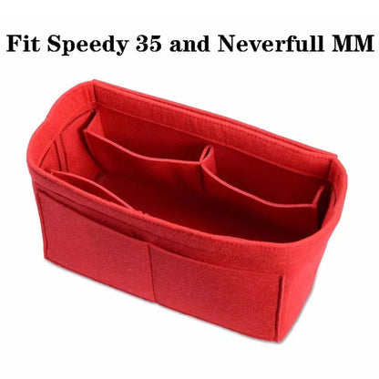 Make up Organizer Insert Bag for Handbag, Travel Inner Purse Portable Cosmetic Bag, Fit Cosmetic Bags Fit Speedy Neverfull