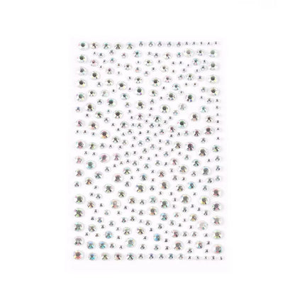 Makeup Diamond Pearl Eyes Face Music Festival DIY Body Starfish Mermaid Crystal Tattoo Rhinestone Nail Art Eyeshadow Sticker New