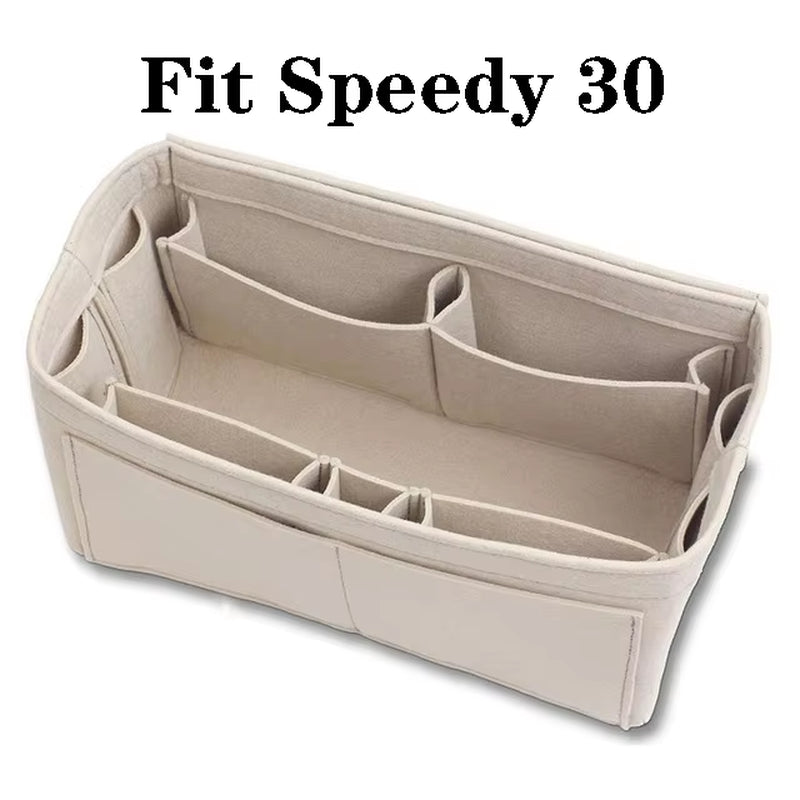 Make up Organizer Insert Bag for Handbag, Travel Inner Purse Portable Cosmetic Bag, Fit Cosmetic Bags Fit Speedy Neverfull