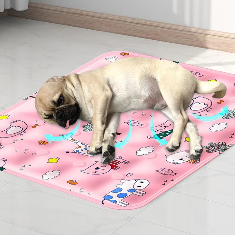 Cooling Mat Summer Pet Cat Dog Cold Bed for Small Big Dogs Pet Accessories Cat Durable Blanket Sofa Cat Ice Pad Blanket Supplies